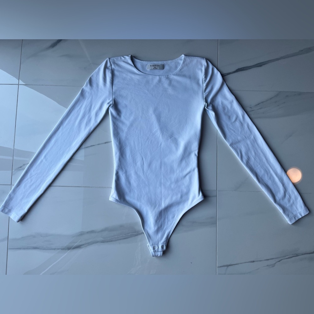 Aritzia Babaton Contour Crew Longsleeve Bodysuit